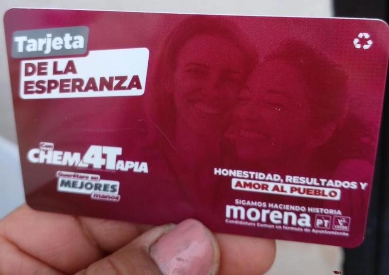 PAN Querétaro denuncia a Chema Tapia y a Morena por entrega de tarjetas "La Esperanza"