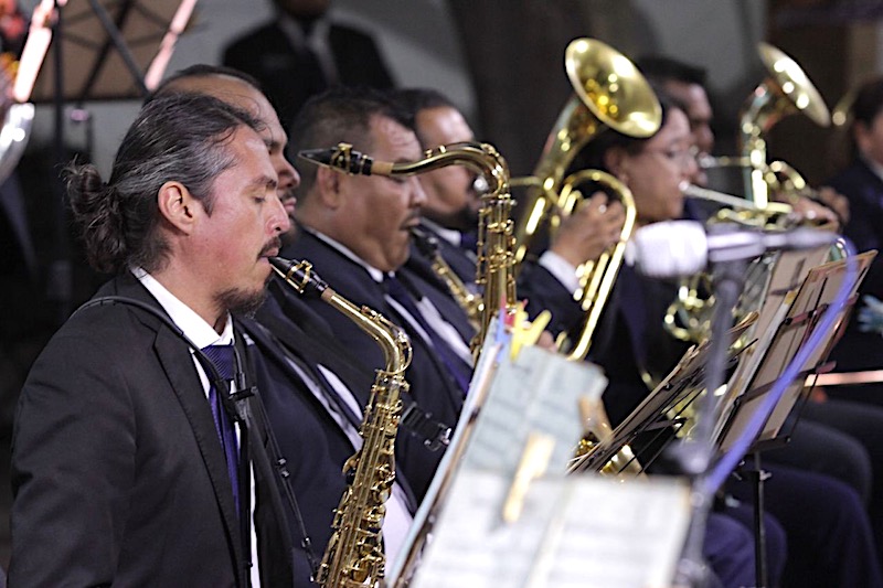 Banda de Música de Querétaro brinda concierto con temas de películas en FILMAQ 2024