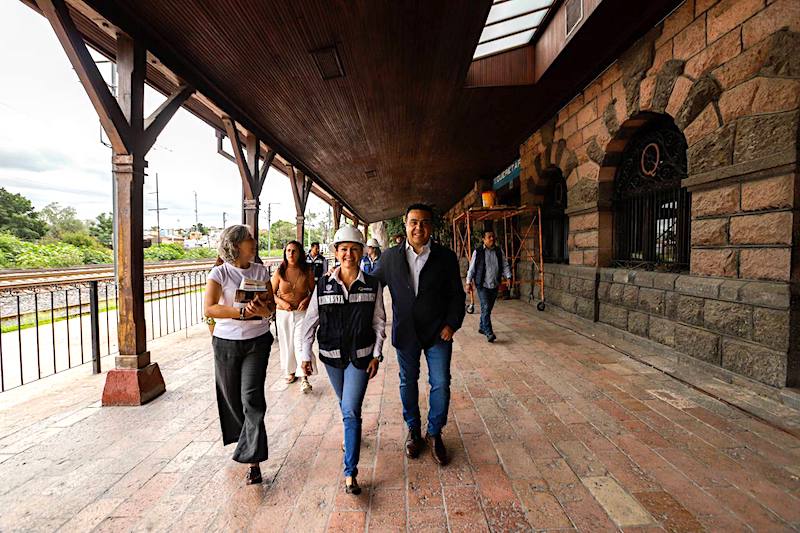 Avanza restauración de la Antigua Estación del Tren en Querétaro