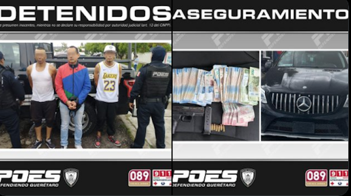 Hombres armados ofrecieron 140 mil pesos para no ser detenidos en San Juan del Río