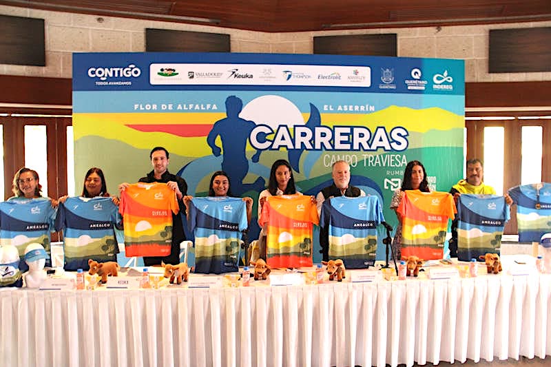 Invitan a las carreras Campo Traviesa rumbo al Querétaro Maratón 2024.