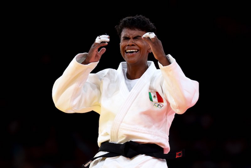 Judoca Mexicana Prisca Awiti gana medalla de plata en Juegos Olímpicos de Paris 2024.