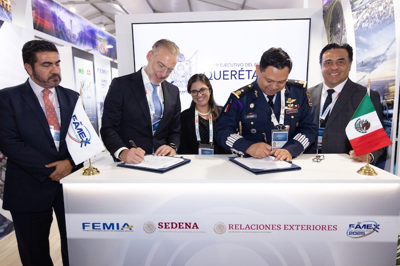 Querétaro participará en Feria Aeroespacial México 2025.