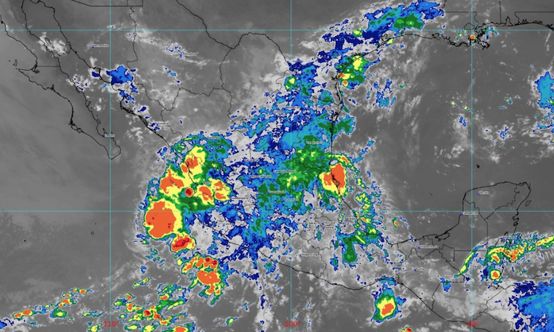 Se pronostica temporal lluvioso para 10 Estados del país.