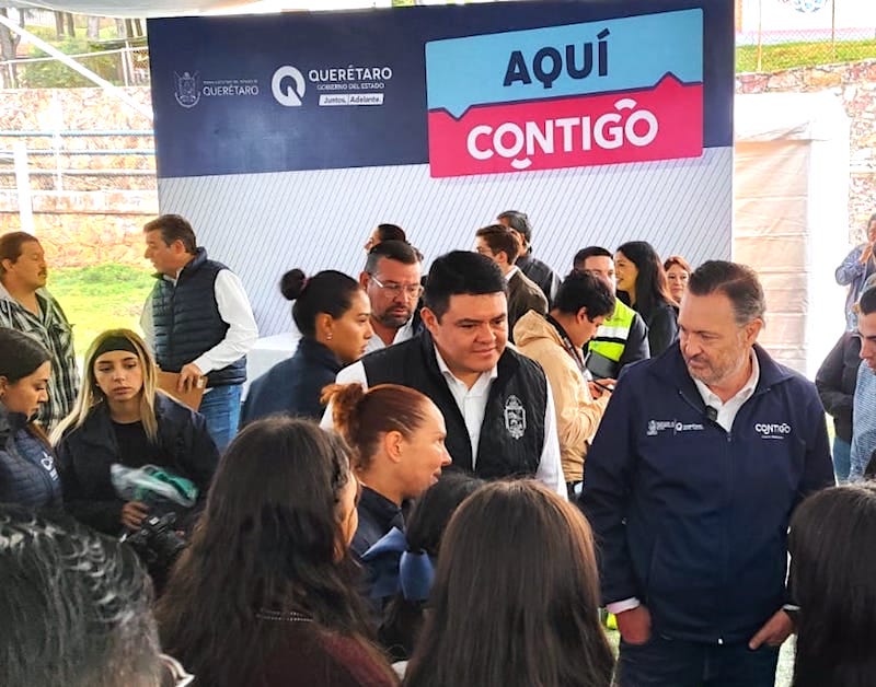 Mauricio Kuri y Carlos Manuel Ledesma encabezan “Jornada Aquí Contigo” en San Joaquín.