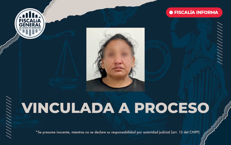 Mujer arrestada por homicidio en Colonia Tenochtitlán es vinculada a proceso