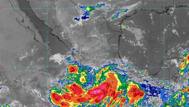 Huracán John provocará intensas lluvias en Estados del sur centro del país