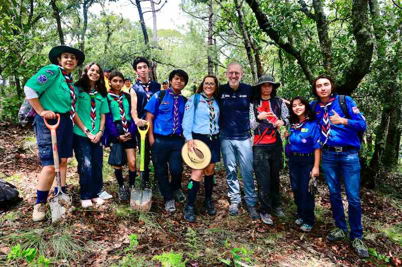 Reforestan el Parque Natural La Beata, Amealco