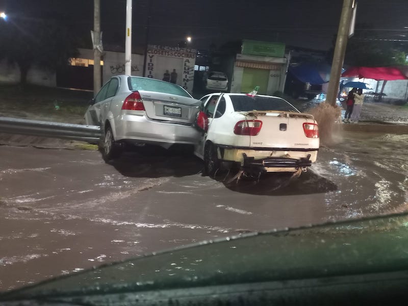 Sin víctimas humanas por lluvias en la zona metropolitana de Querétaro