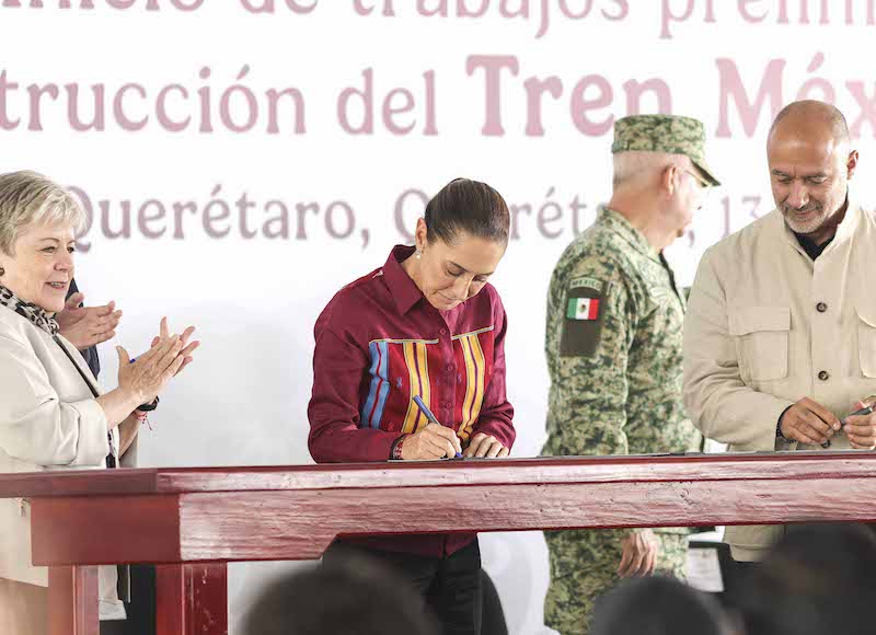 Avanza trabajos preliminares para la construccion del Tren Mexico Queretaro