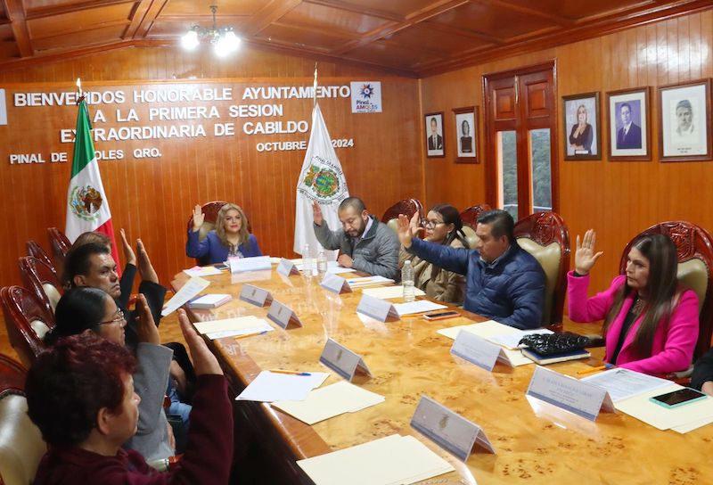 Ayuntamiento de Pinal de Amoles aprueba nombramientos de funcionarios municipales de primer nivel