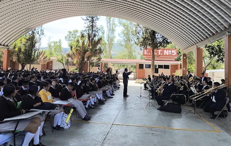 Banda de Música de Querétaro inicia conciertos en escuelas