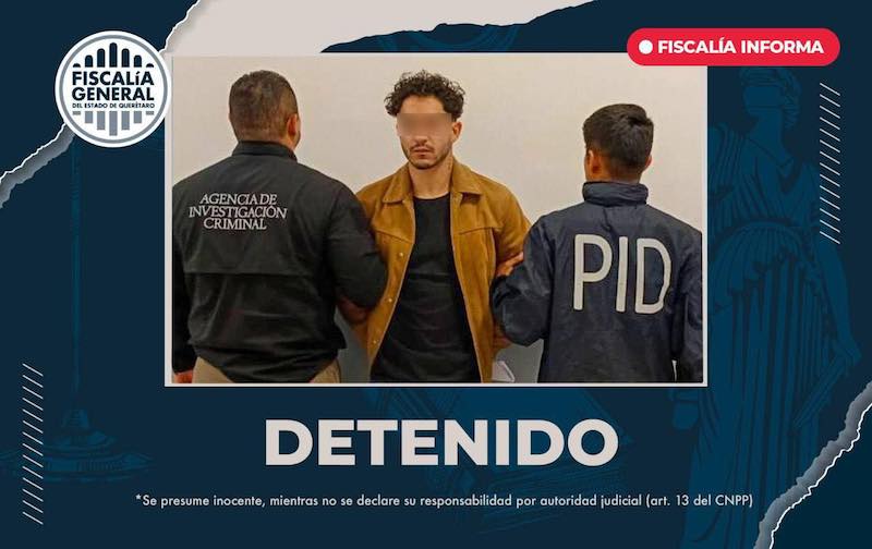 Capturado presunto autor intelectual de Feminicidio ocurrido en Corregidora