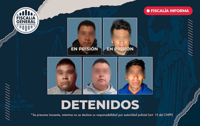 Capturados en Querétaro presuntos responsables del robo de 300 cabezas de ganado