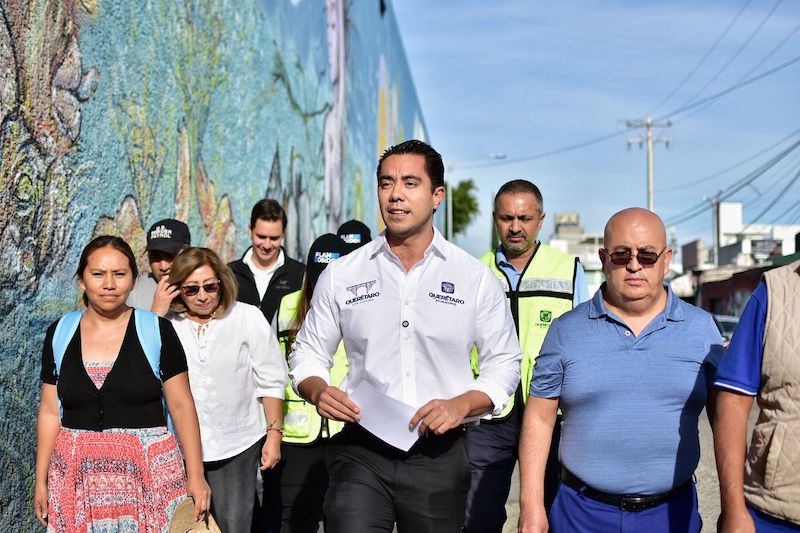 Felifer Macias anuncia la rehabilitación de tres vialidades en Desarrollo San Pablo