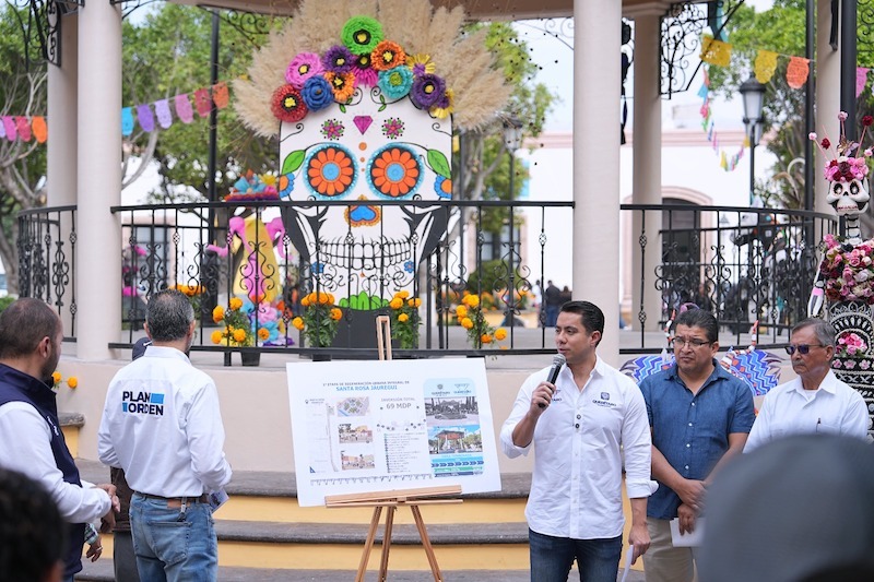 Felifer Macías entrega primera etapa de regeneración urbana en Santa Rosa Jáuregui