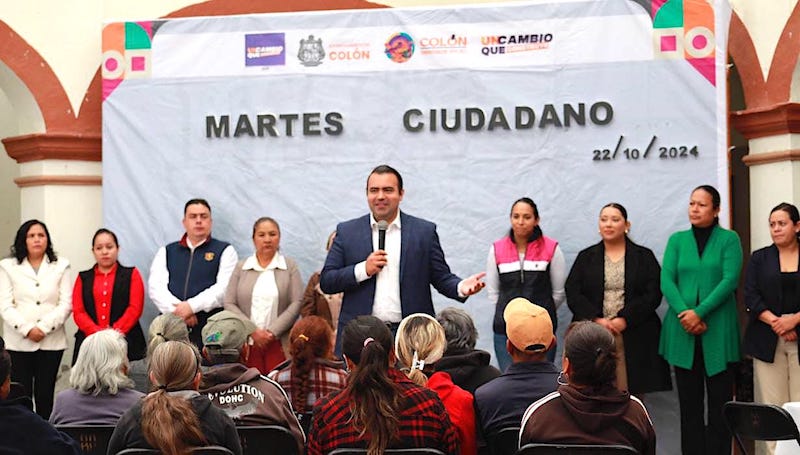 Gaspar Trueba pone en marcha el programa "Martes Ciudadano" en Colón