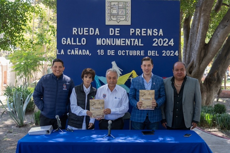 Rodrigo Monsalvo encabeza presentación de la Festividad "Gallo Monumental 2024"