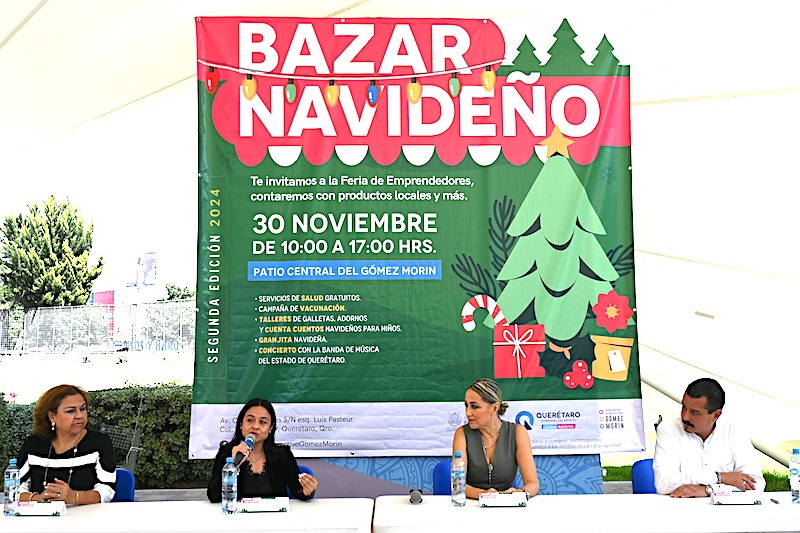 Bazar Navideño 2024 se realizará en el CECEQ Gómez Morin el 30 de noviembre