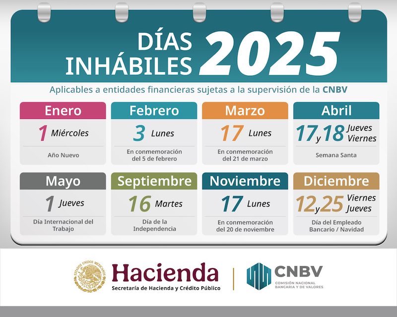 Estos son los días de descanso obligatorios para el año 2025