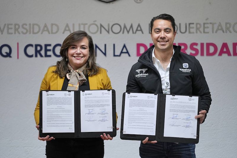 Municipio de Querétaro y UAQ firman convenio para impulsar la cultura