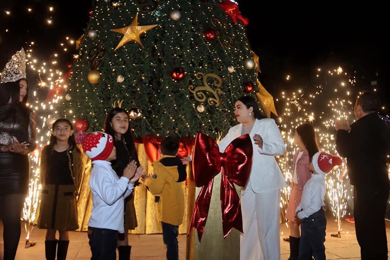 Peñamiller enciende el espíritu navideño con el Árbol de Navidad y Nacimiento Monumental