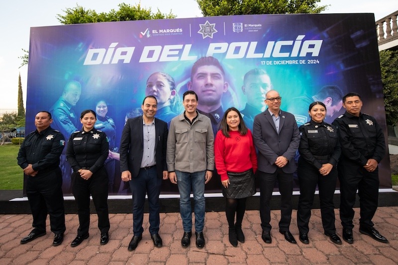 Rodrigo Monsalvo reconoce y brinda respaldo a Policías Municipales de El Marqués