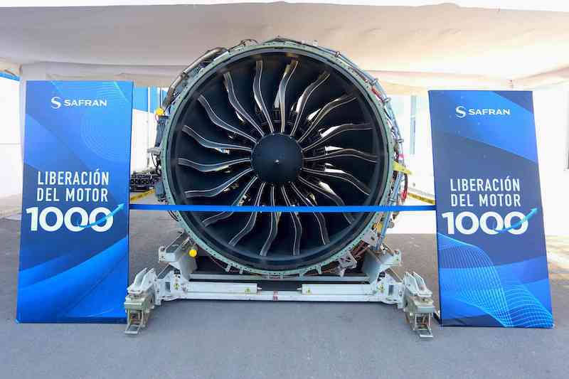 Safran Aircraft Engine Services Américas en Querétaro entrega su motor número mil