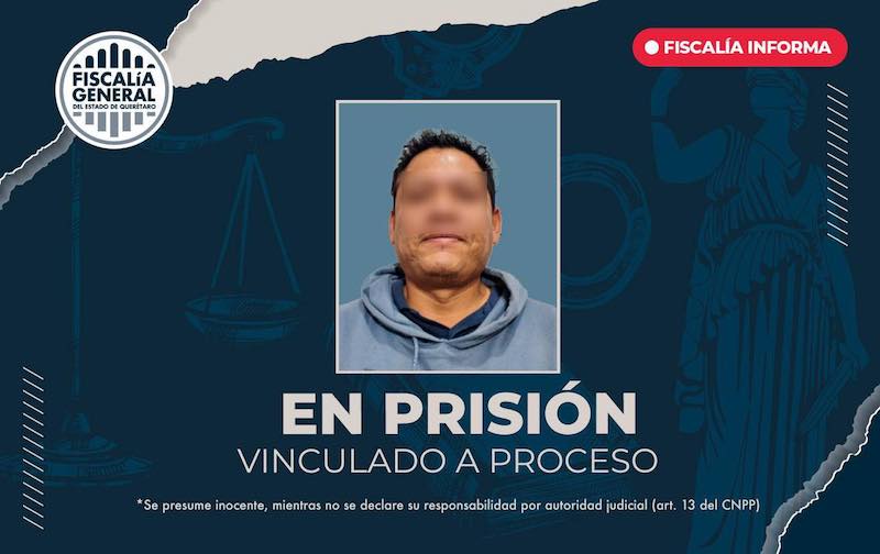 Sujeto acusado de robo de vehículo en Corregidora es vinculado a proceso