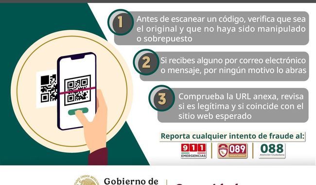 Alertan por sobre fraudes con códigos QR falsos; emiten recomendaciones