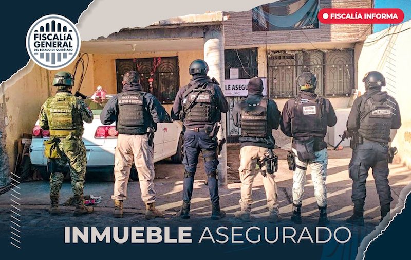 Aseguran en Querétaro a 14 personas por delitos contra la salud, armas de fuego, presuntas drogas y efectivo