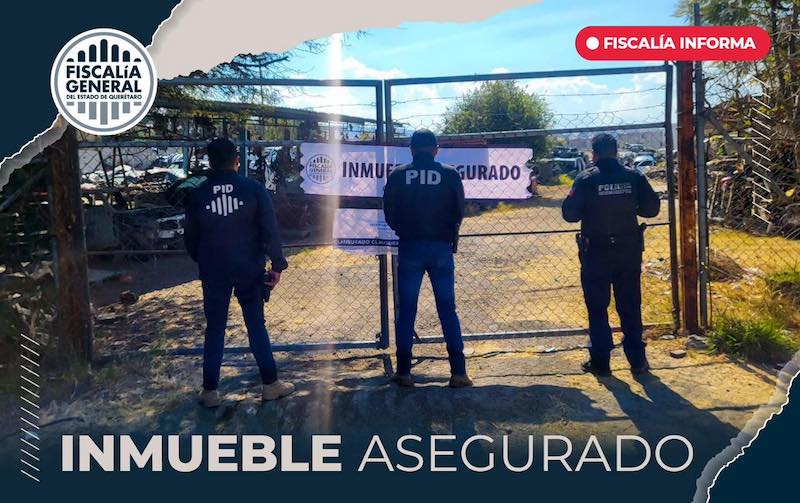 Recuperan vehículo con reporte de robo en yonque de Corregidora