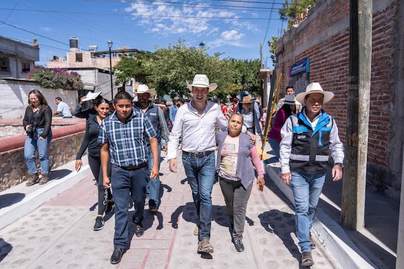 Rodrigo Monsalvo invierte 100 mdp en obra pública en 100 días de gobierno