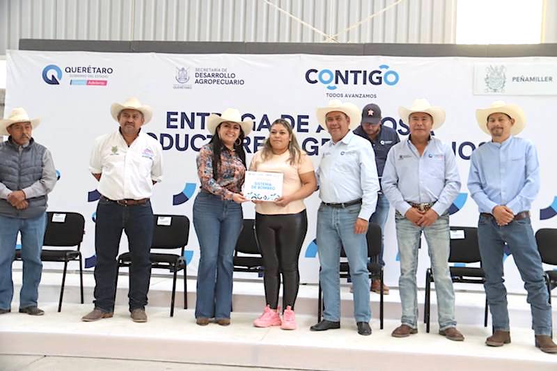 100 productores de Peñamiller reciben apoyos para sus actividades agrícolas