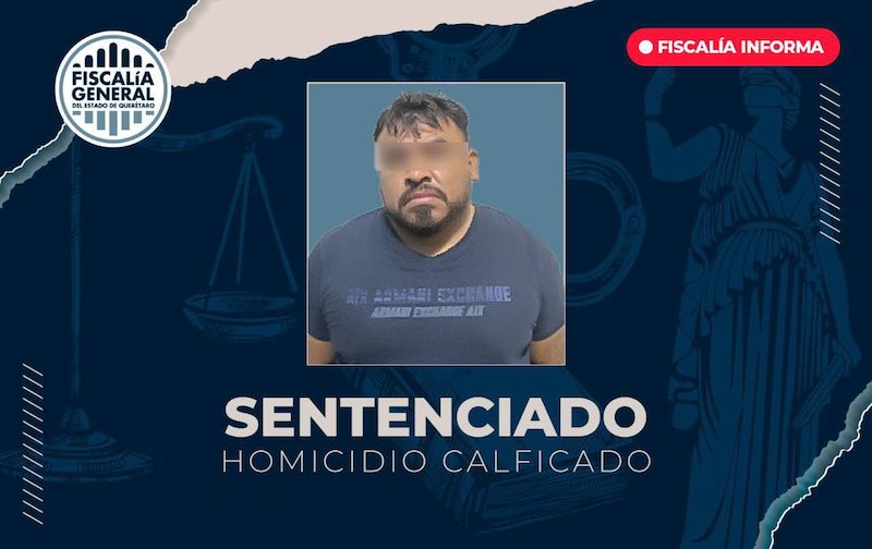 Hombre acusado de homicidio en San Juan del Río es sentenciado a 23 años de prisión